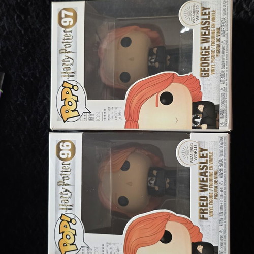 Funko Pop Harry Potter Fred & George Weasley set used