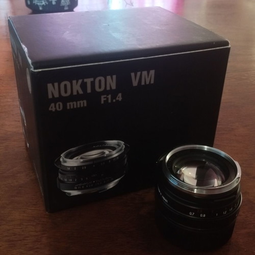 Voigtlander VM Nokton Classic MC 40mm f1.4 lens used