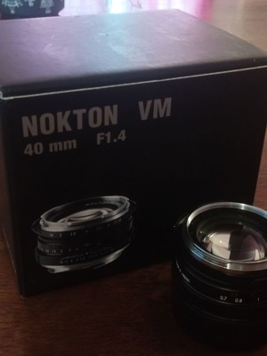 Voigtlander VM Nokton Classic MC 40mm f1.4 lens used