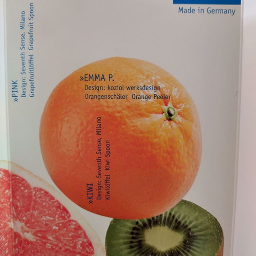 Koziol spoons for cleaning and eating citrus like new