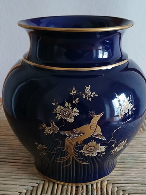 Porcelain vase unused, German with wide mouth