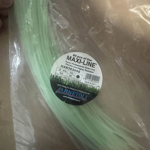Maxi-line nylon lines 3mm-30cm new, pack of 50 pieces