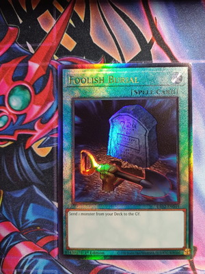 Foolish Burial Ultimate Rare Yu-Gi-Oh! card