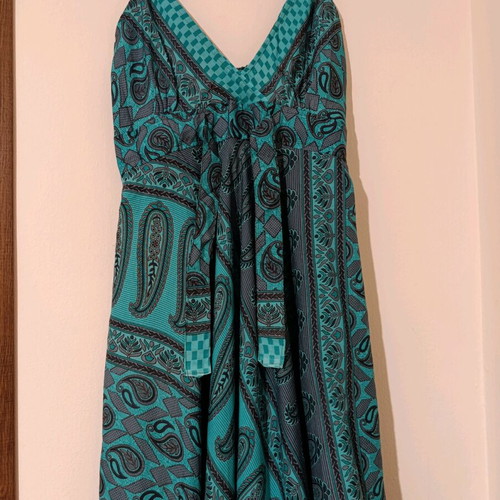 Floral dress like new, green, one size