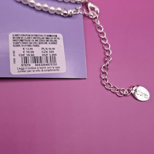 Claire's cross pendant new, silver