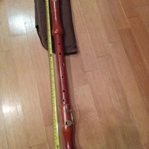 Wooden Flute Venus Vintage 65 cm Used with Original Case