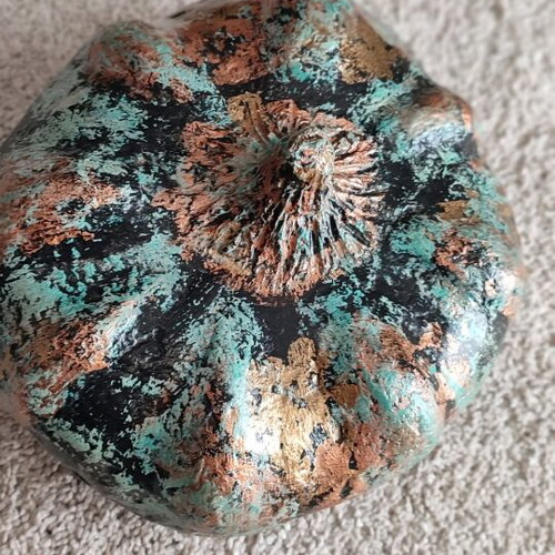 Decorative handmade pumpkin with Papier mache technique new