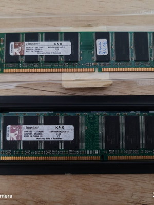Kingston 512MB DDR RAM 400 MHz CL3 modules, pack of 2