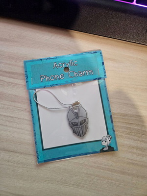 JoJo's Bizarre Adventure Silver Chariot Handmade Phone Charm