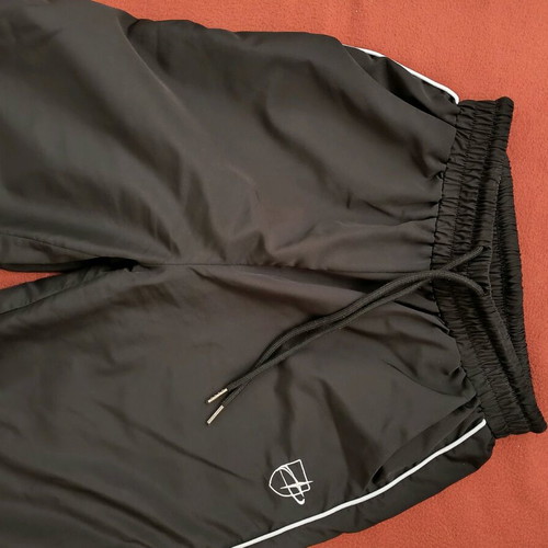 Wide black tracksuit pants like new, size S