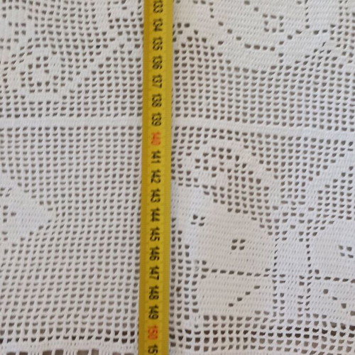 Vintage tablecloth like new, handmade 100% cotton