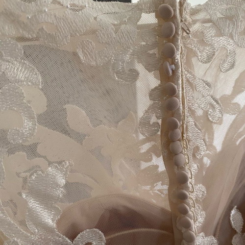 Rebecca Johnson Design wedding dress used, size M, beige