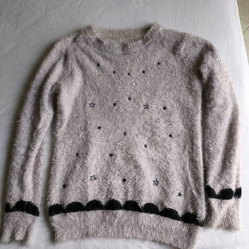 Soft blouse like new, beige, size S