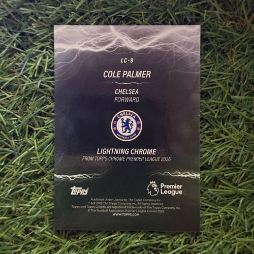 Topps Chrome Premier League 2026 Cole Palmer Chelsea card new