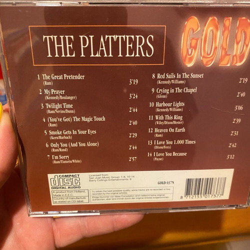 The Platters foreign music CD like new