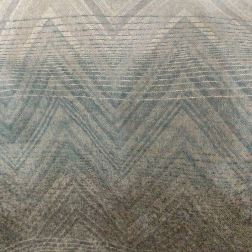 Scarf like new, white and turquoise