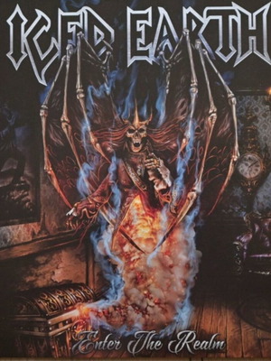 Iced Earth Enter the Realm μαύρο LP βινύλιο άριστη κατάσταση