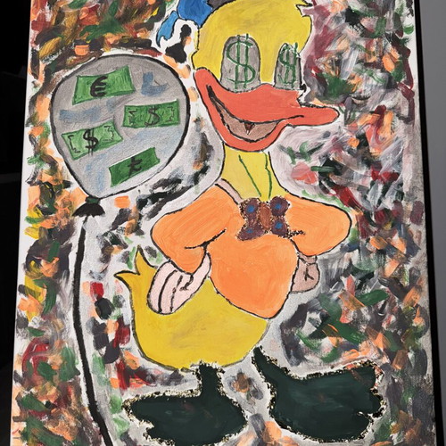 Donald acrylic painting new