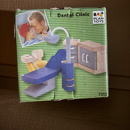 Plan toys wooden dentist playset new