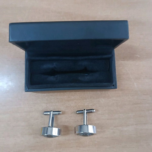 Tateossian London Maritime cufflinks new with silver compass