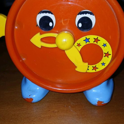 Sankyo baby musical toy used, 1970s rattle