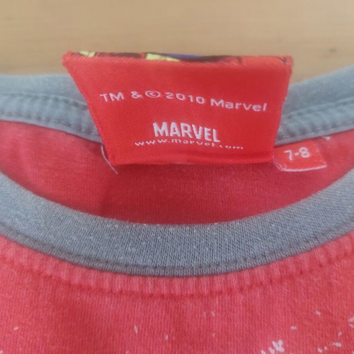 Marvel short-sleeve kids' sweatshirt used, red