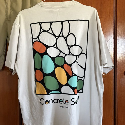 Pull & Bear t-shirt size M, white with front and back print