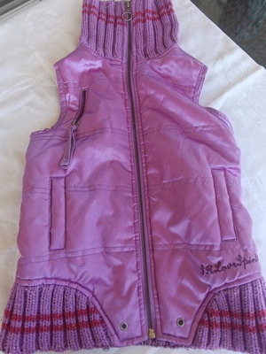 Sprider sleeveless jacket like new, purple, 10 years, size 140 cm