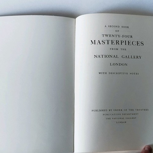 A Second Book of Twenty-Four Masterpieces from the National Gallery London used
