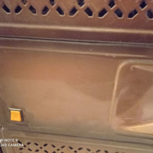 Oil heater with ventilator used, gift chimney included