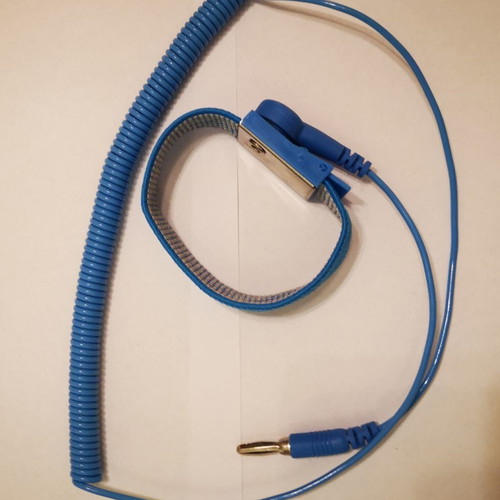 Oulensy Anti Static wrist strap used, blue