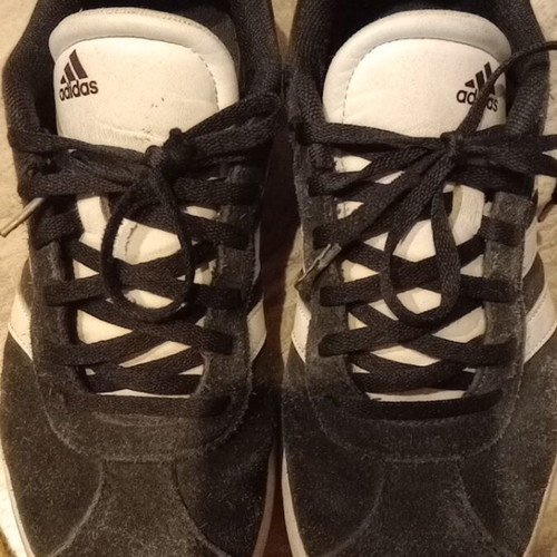 Adidas sports shoes used no. 37.5 black unisex