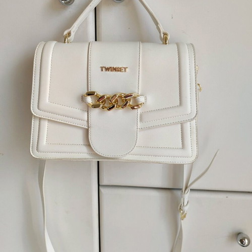 Twinset crossbody bag like new, white