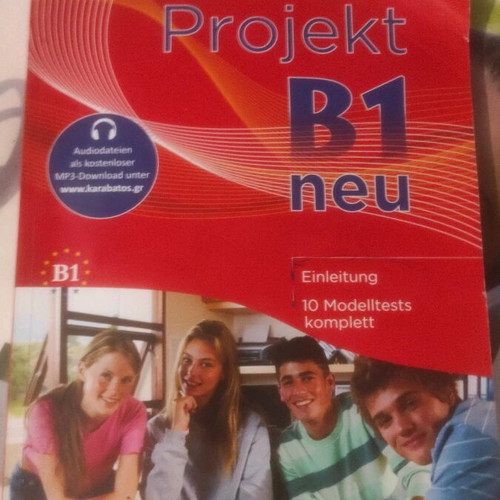 German B1 books used, Hörtraining and project, set of 10
