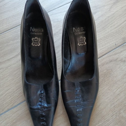 Viogian leather pumps, size 38, black