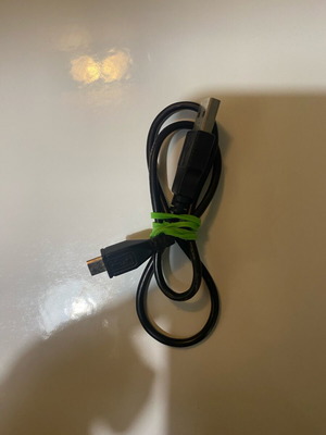 Various cables used with Microsoft mouse