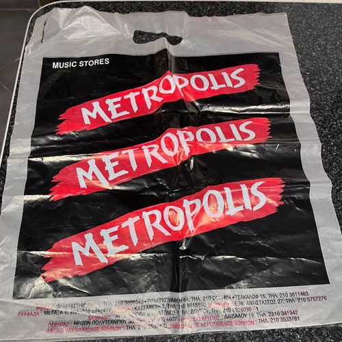 Metropolis LP collectible bag used, no damage