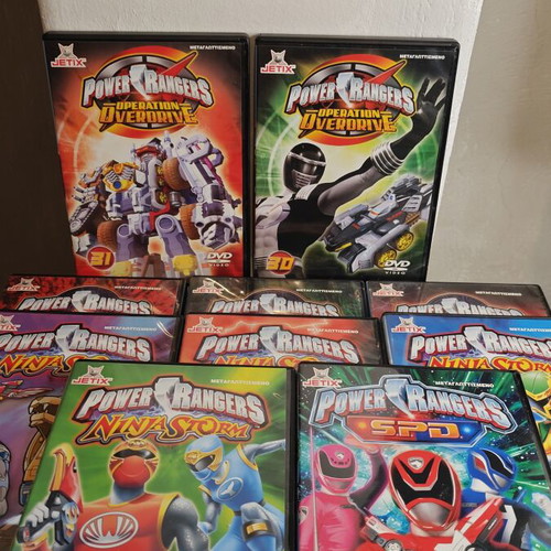 Power Rangers 10 DVD pack, dubbed series