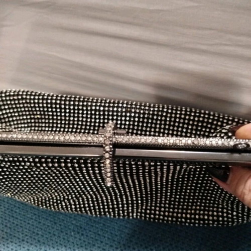 Evening bag with rhinestones like new