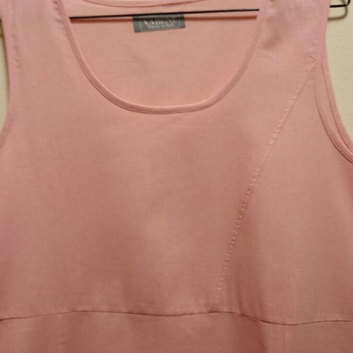 Cotton maxi dress pink size XL like new