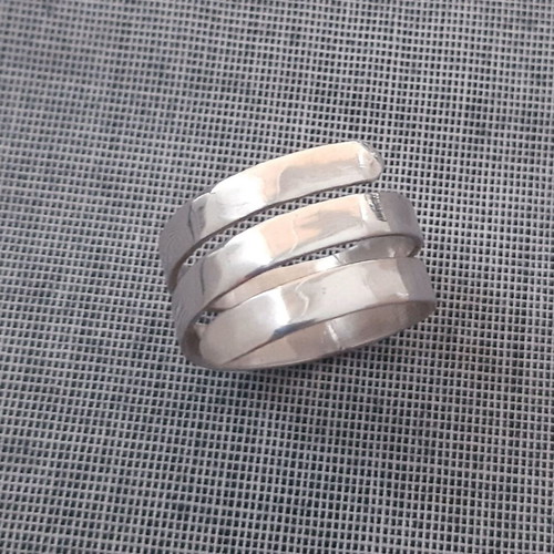 Iceberg silver 925 ring handmade new in gift pouch