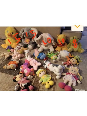 Stuffed toys like new in various sizes
