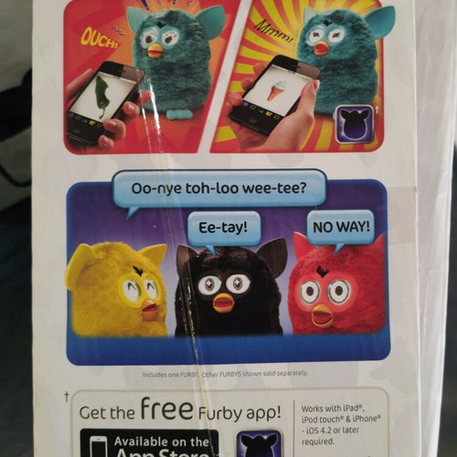 Furby Hasbro 2012 Black Magic used, interactive toy