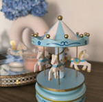 Carousel Baptism Decoration Set Blue Theme new