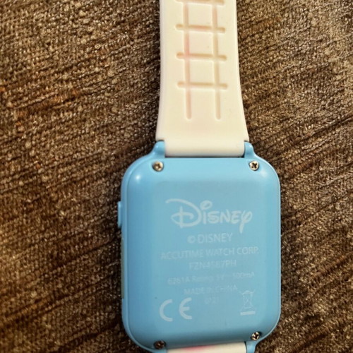 Disney children's watch like new, multicolor turquoise