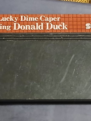 The Lucky Dime Caper Starring Donald Duck Sega Master System game used