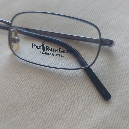 Polo Ralph Lauren metal eyeglass frame like new, blue