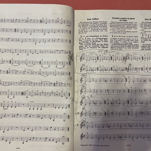 Violinschule Violin School Volume I used by Joseph Joachim & Andreas Moser