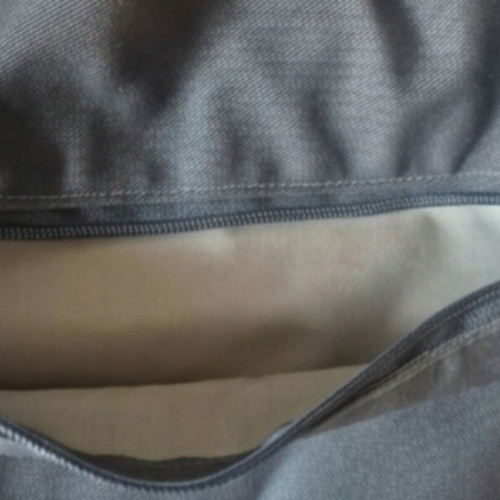 Small handmade backpack, grey
