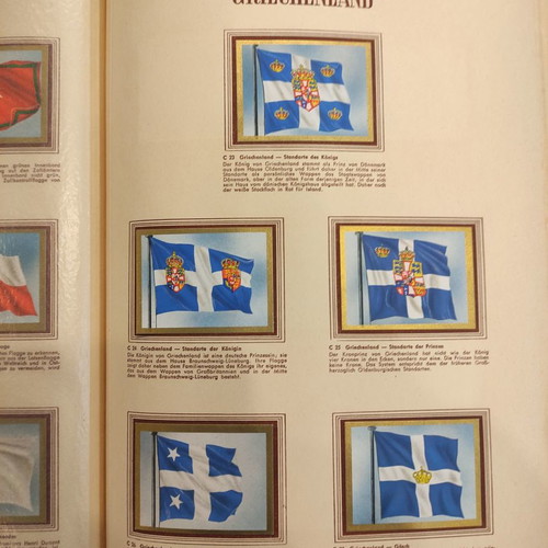 Album with European countries flags used